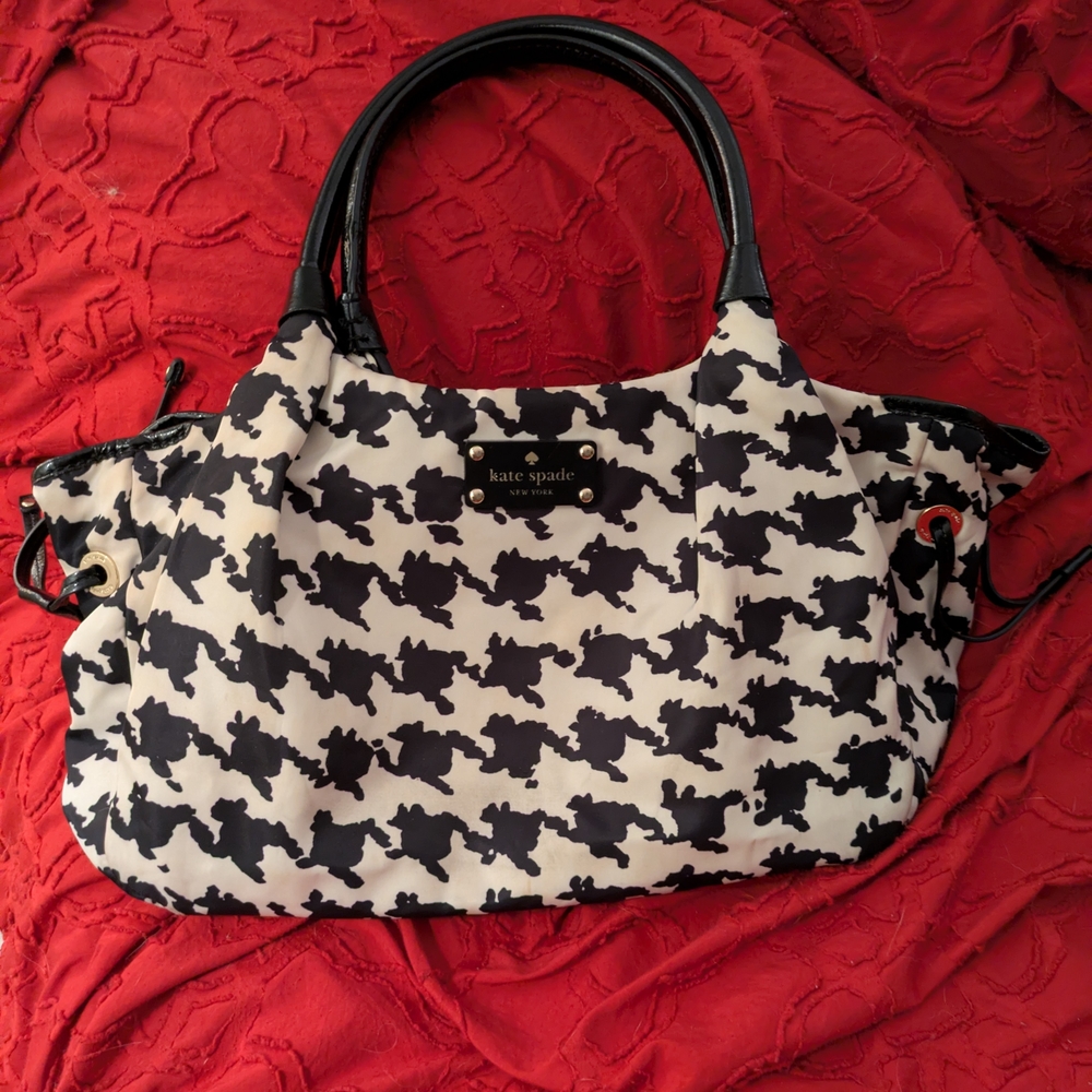 Kate Spade Houndstooth Handbag